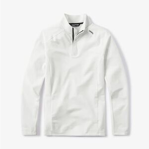 UNRL White Quarter-Zip Pullover